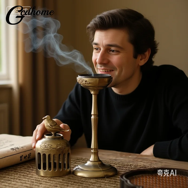 Home Fragrance Lamp - Matel Gazza Lampada cava Legno di