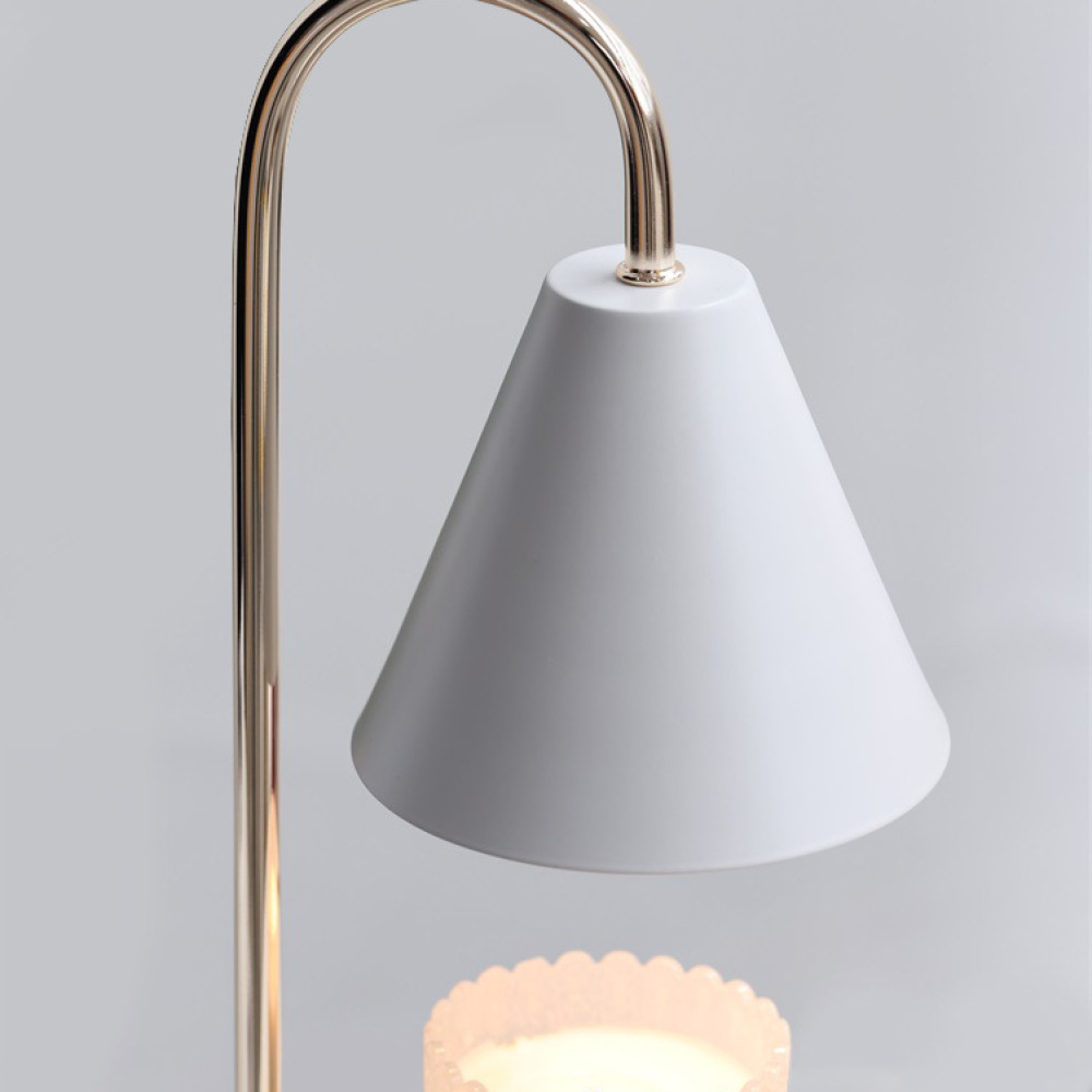 Home Fragrance Lamp - Lampada Scaldacandele Moderna in Legno, Diffusore