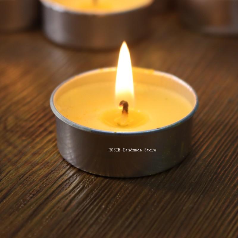 Soy Wax Flake - Scatola di alluminio circolare per cera