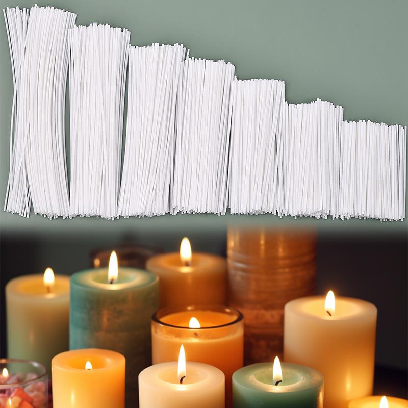 Soy Wax Flake - 50/100Pcs Set di stoppini per candele