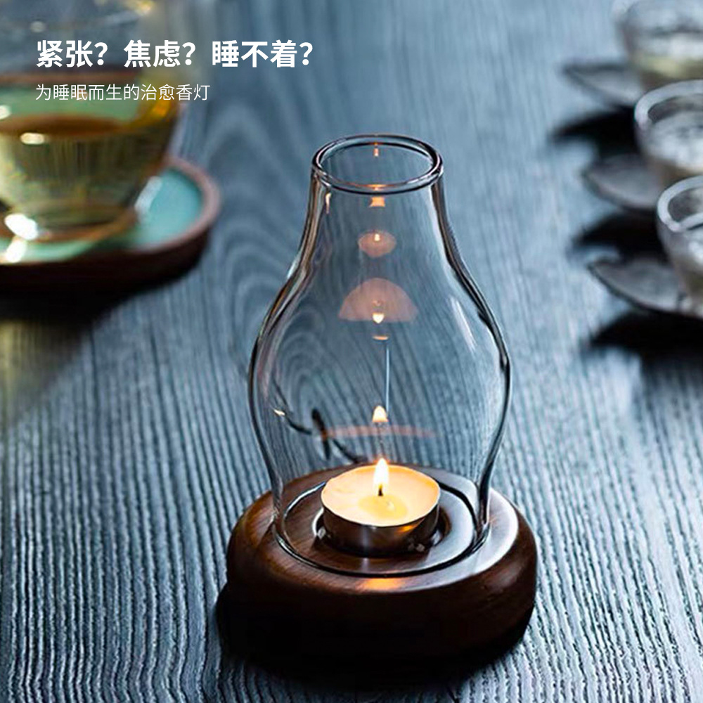 Portacandele in vetro traspare - Home Fragrance Lamp recensione e prezzo
