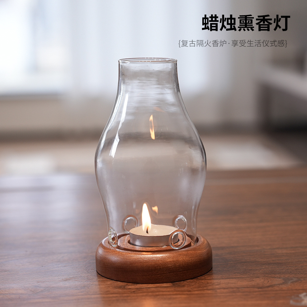 Portacandele in vetro traspare - Home Fragrance Lamp recensione e prezzo