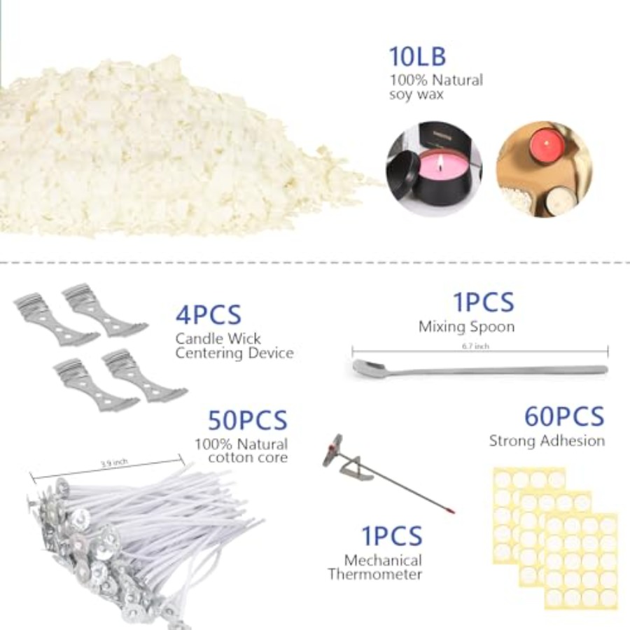 Kit per la creazione di candel - Soy Wax Flake recensione e prezzo