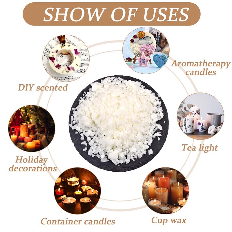 50-1000g Naturale Pura Cera di - Soy Wax Flake recensione e prezzo