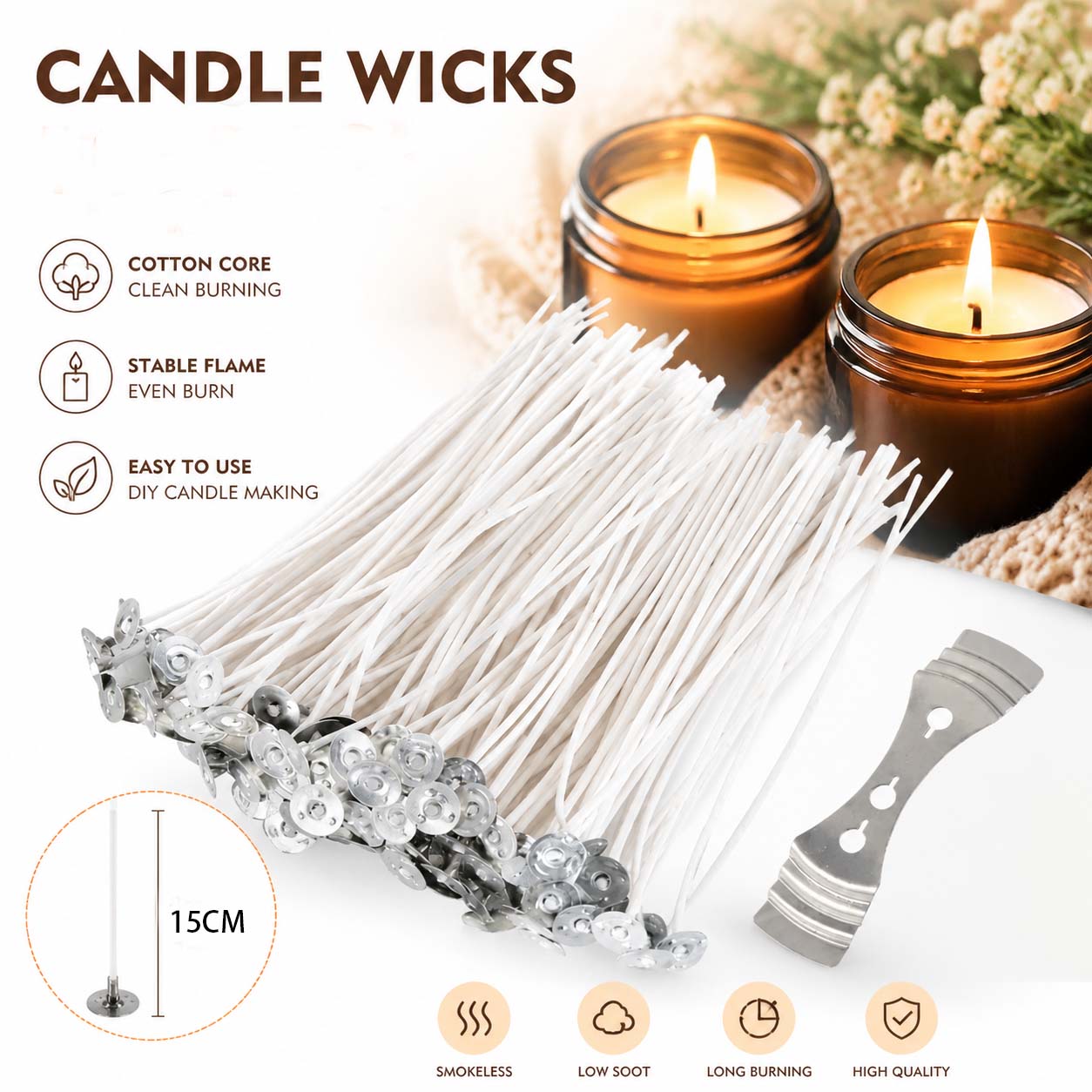 Stoppini per Candele Senza Fum - Soy Wax Flake recensione e prezzo